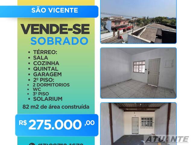 #1810 - Casa para Venda em São Vicente - SP - 1